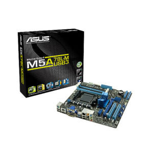 Asus M5A78L-M/USB3 Socket AM3+ 8 Channel HD Audio mATX Motherboard